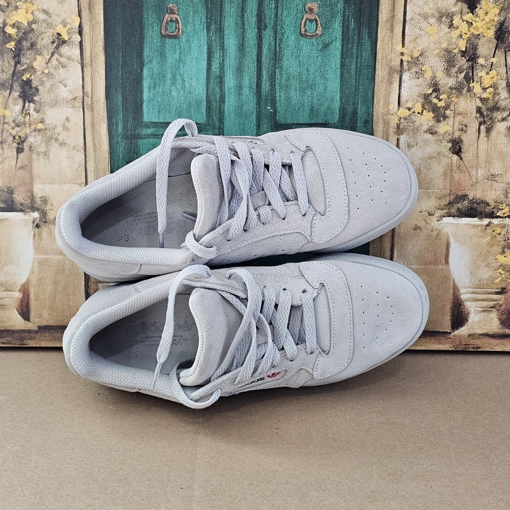 ADIDAS YEEZY Powerphase Calabasas Mens 5 Quiet Grey Off White - Picture 8 of 9